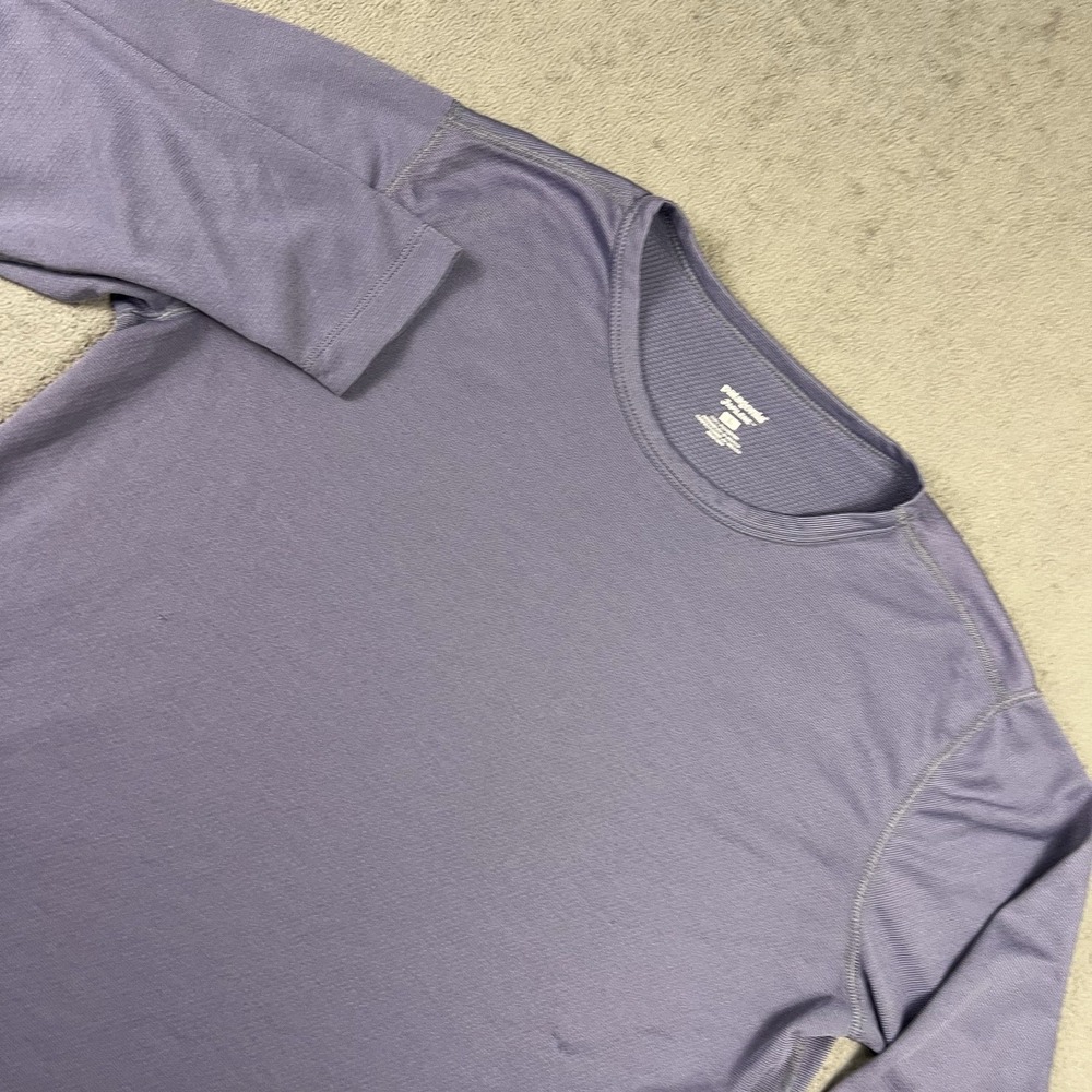 Patagonia Capilene Women's Large Long Sleeve Crew Neck Top Purple
